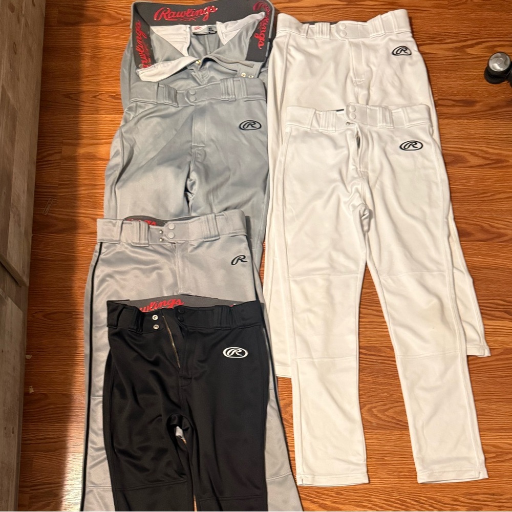 Rawlings Youth Baseball Pants - Black, Gray, and White
$20 per pair